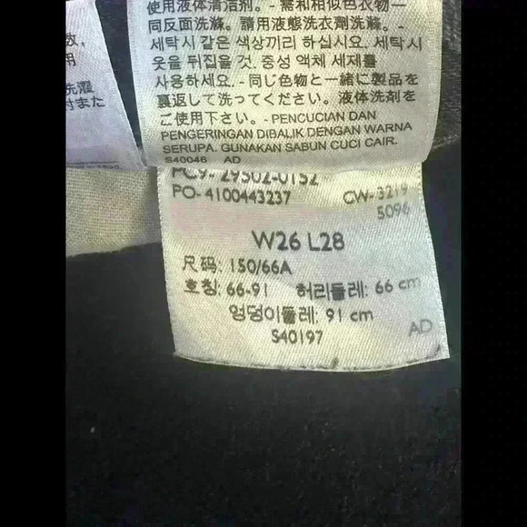 Vintage 90s Levis 501xx Womens 26 Thrashed Button Fly Cut Off Denim Shorts USA - Picture 7 of 9